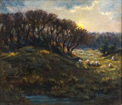 null DUGUAY, Rodolphe (1891-1973)

Pastoral

Oil on canvas

Signed on the lower left:...