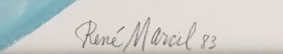 null MARCIL, René (1917-1993)

"Love"

Gouache sur papier

Signée et datée en bas...