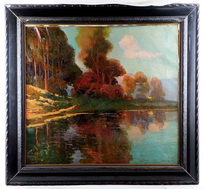 null KOWALSKI, Ivan Ivanovitch (1839-1937)

"La manana en el rio Manzanares"

Oil...