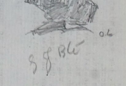 null LEDUC, Ozias (1864-1955)

"La Vierge St-Jean-Baptiste"

Lead pencil on paper

Monogrammed...