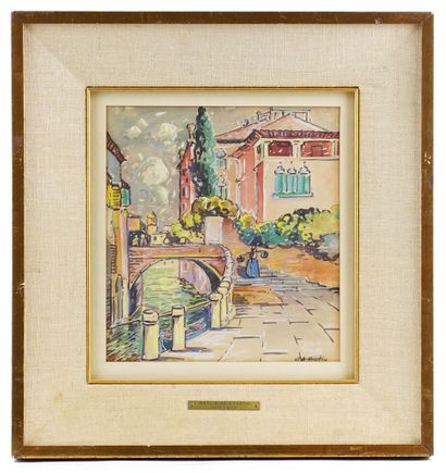 null FORTIN, Marc-Aurèle (1888-1970)

"Côte d'Azur"

Aquarelle

Signée en bas à droite:...