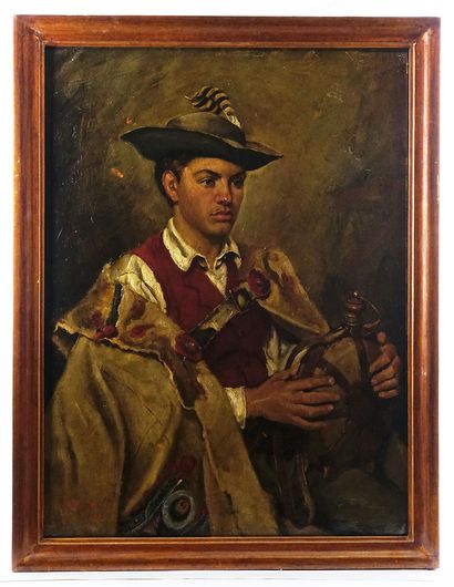 null GACHAL, Jozsef Eölvedi (1889-1974)

Portrait of a Man with a Canteen

Oil on...