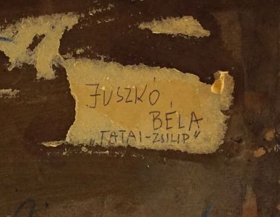null JUSZKO, Bela (1877-1969)

"Tatai-Zsilip"

Huile sur panneau

Signée et titrée...