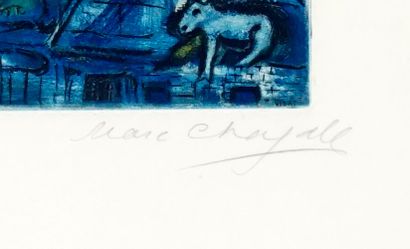 null CHAGALL, Marc (1887-1985)

L'horloge (1956)

Etching

Signed on the lower right:...