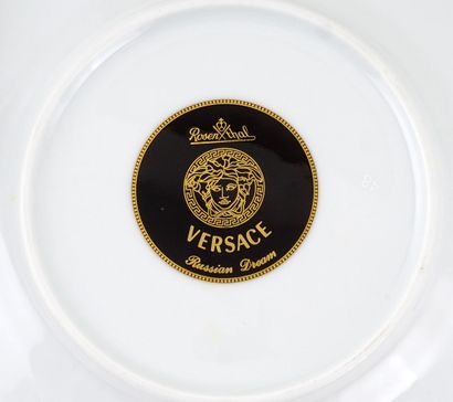 null VERSACE - Ensemble de 22 pièces "Russian Dream" en porcelaine par Rosenthal...