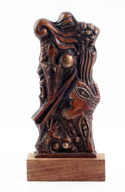 null KIEFF (Grediaga, Antonio dit) (1936-)

Sans titre

Bronze sur socle en bois

Signé...