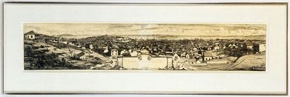  MÉRYON, Charles (1821-1868) 
"San Francisco" 
Eau-forte 
Inscription en bas à gauche:...