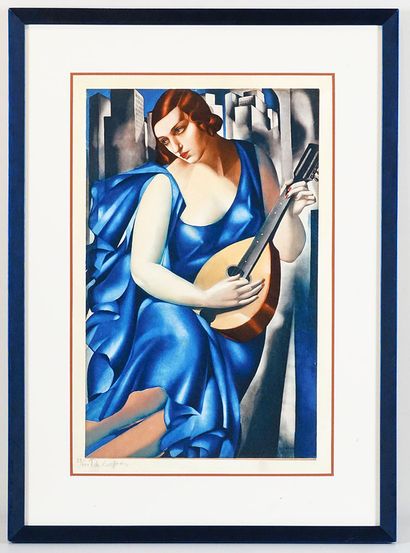 null DE LEMPICKA, Tamara (1898-1980)

Femme à la mandoline (c.1933)

Sérigraphie

Signée...