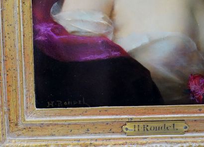null RONDEL, Henri (1857-1919)

Portrait d'une jeune dame rousse

Huile sur panneau

Signée...