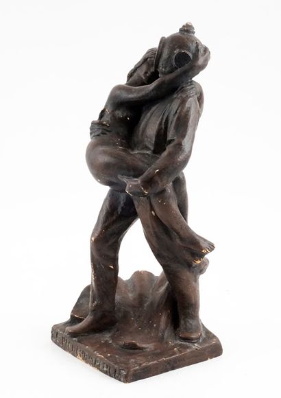 null LALIBERTÉ, Alfred (1878-1953)

"Le pêcheur de perle" 

Plâtre à patine de bronze...