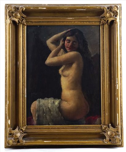 null BASCH, Andor (1885-1944)

Nude with White Veil

Oil on canvas

Signed and dated...