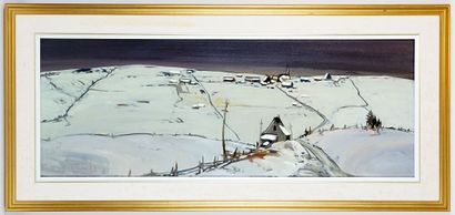 null TREMBLAY, Louis (1949-)

"Le grand silence blanc dans Charlevoix"

Oil on canvas

Signed...