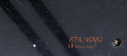 null Minimalist floor lamp STILNOVO - Italy, Samurai model. 

Halogen lamp on a pendulum...