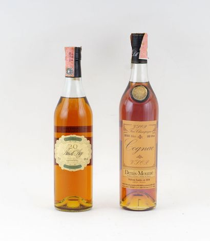 Cognac Prunier 20 Ans d'Âge Cognac Denis-Mounié...