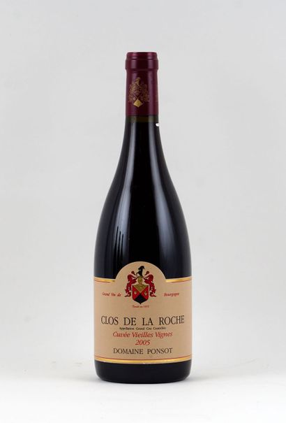 null Clos de la Roche Grand Cru Cuvée Vieilles Vignes 2005, Ponsot - 1 bouteille