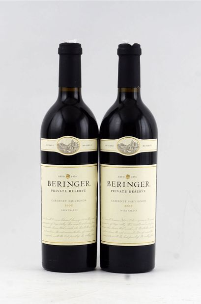 null Beringer Private Reserve 2007

Napa Valley

Niveau A 

2 bouteilles