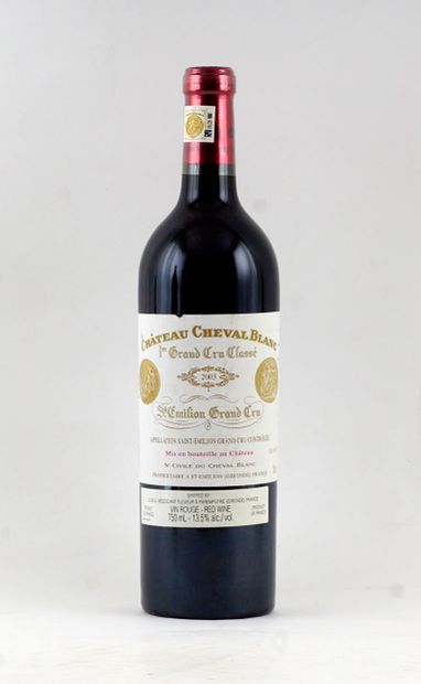  Château Cheval Blanc 2003 
Saint-Émilion 1er Grand Cru Classé Appellation Contrôlée...