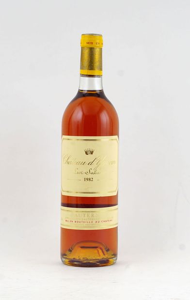 null Château d’Yquem 1982
Sauternes Appellation Contrôlée
Niveau A/B
1 bouteille