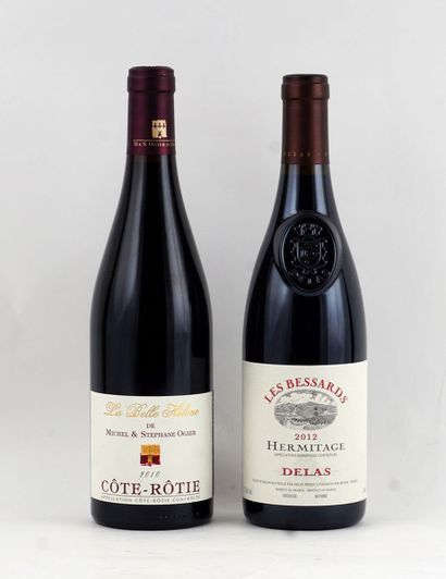 null Côte-Rôtie La Belle Hélène 2010 (Ogier) Hermitage Les Bessards 2012 (Delas)...