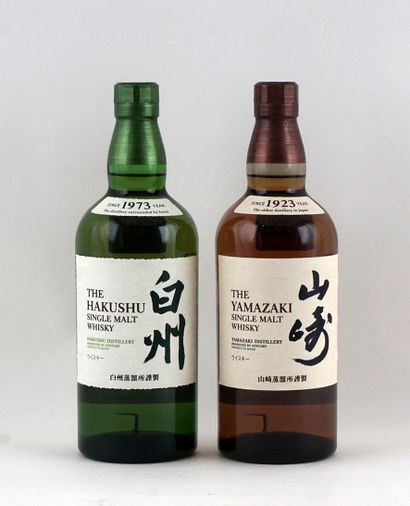 null The Yamazaki Distiller's Reserve Single Malt Whisky The Hakushu Distiller's...
