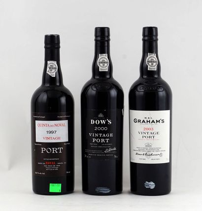 null Quinta do Noval 1997, Dow's 2000 W.J. Graham's 2003 - 3 bouteilles