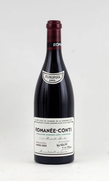  Romanée-Conti 2003 
Romanée-Conti Appellation Contrôlée 
Société Civile du Domaine...