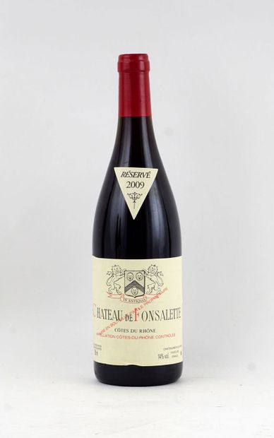 null Château de Fonsalette Réservé 2009
Côtes du Rhone Appellation Contrôlée
SCEA...