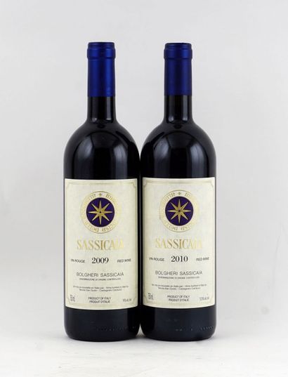 null Sassicaia 2009 2010 - 2 bouteilles