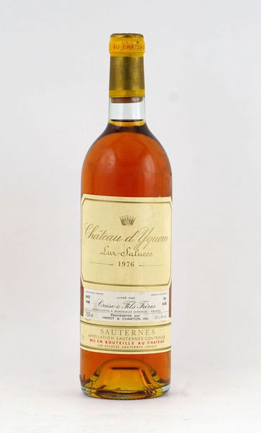 null Château d'Yquem 1976
Sauternes Appellation Contrôlée
Niveau A/B
1 bouteille
