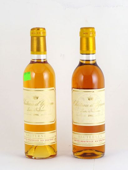 null Château d'Yquem 1991 1996 - 2 bouteilles de 375ml