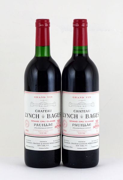 null Château Lynch Bages 1986 - 2 bouteilles