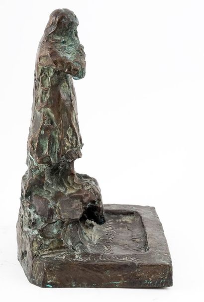 null LALIBERTÉ, Alfred (1878-1953)
"Gros chagrin"
Bronze à patine brune
Signé et...