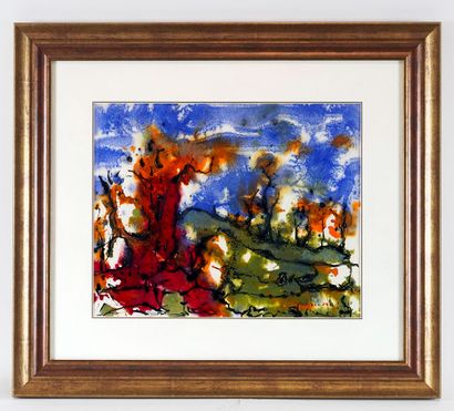 null BEAULIEU, Paul-Vanier (1910-1996)
Autumn Forest
Watercolour
Signed and dated...