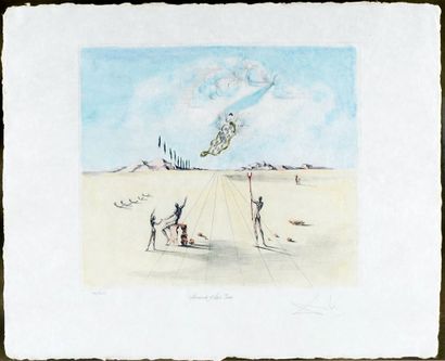 null DALI, Salvador (1904-1989)
"Moments of Lost Time"
Lithograph
Signed on the lower...