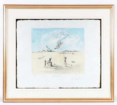 null DALI, Salvador (1904-1989)
"Moments of Lost Time"
Lithographie
Signée en bas...