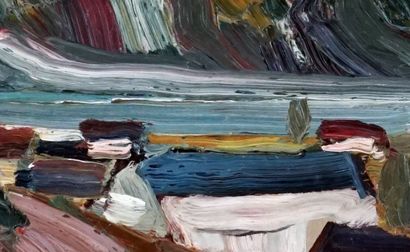 null RICHARD, René Jean (1895-1982)
"Cap-aux-Oies, bord de la mer, Charlevoix
Oil...