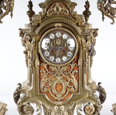 null GARNITURE DE CHEMINÉE / MANTELPIECE

Important and monumental Louis XVI style...