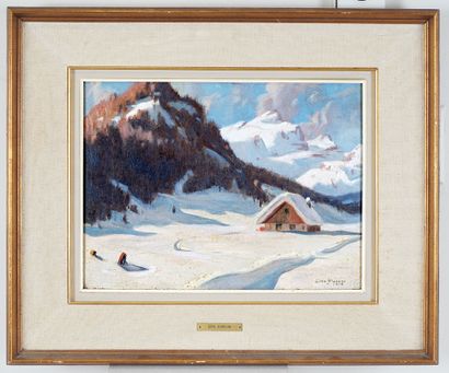 null RIORDON, Eric John Benson (1906-1948)
"Mountainous Landscape, Winter"
Huile...