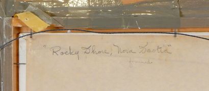 null BEAMENT, Thomas Harold (1898-1984)
"Rocky Shore, Nova Scotia"
Huile sur toile...