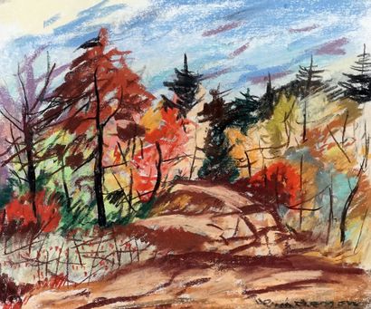 null MASSON, Henri Léopold (1907-1996)
Untitled - Autumn
Pastel
Signed on the lower...