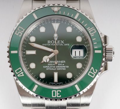 null ROLEX

Rolex OYSTER PERPETUAL, pour plongée sous-marine, à lunette verte.
Bracelet...