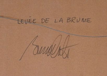 null CÔTÉ, Bruno (1940-2010)
"Levée de la brume"
Oil on masonite
Signed on the lower...