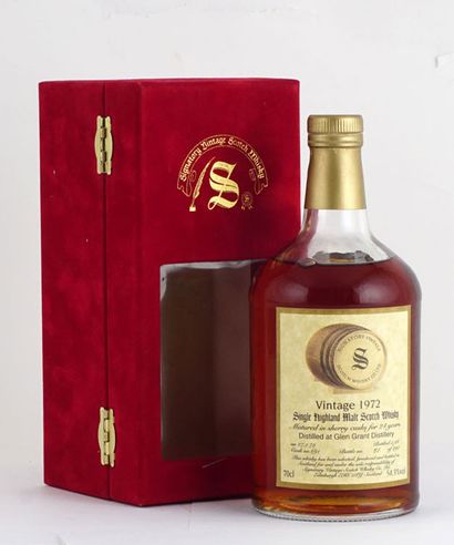 null 1972 Signatory Vintage Cask Strength Collection Glen Grant 24 Year Old Single...