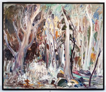 null RICHARD, René Jean (1895-1982)
Untitled - Forest
Oil on masonite
Signed on the...