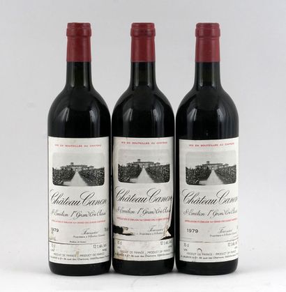 null Château Canon 1979 - 3 bouteilles