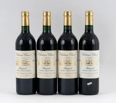 null Château Clinet 1993
Pomerol Appellation Contrôlée
Niveau A
4 bouteilles