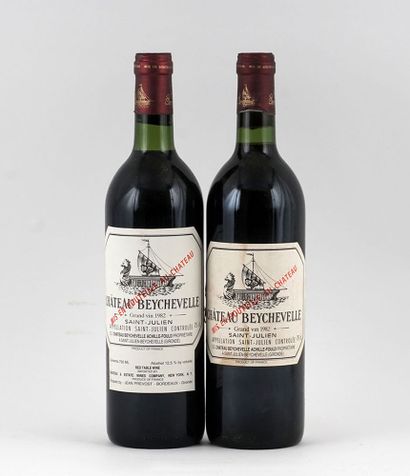 null Château Beychevelle 1982 - 2 bouteilles