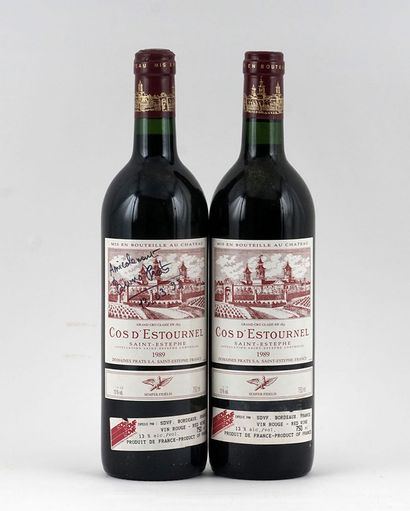 null Château Cos d'Estournel 1989
Saint-Estèphe Appellation Contrôlée
Niveau A
2...