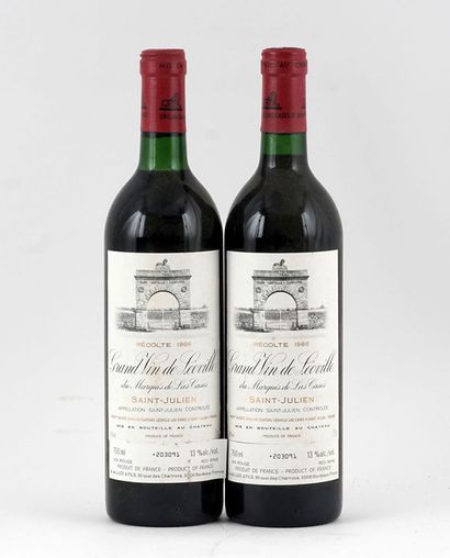 null Château Léoville Las Cases 1986 - 2 bouteilles