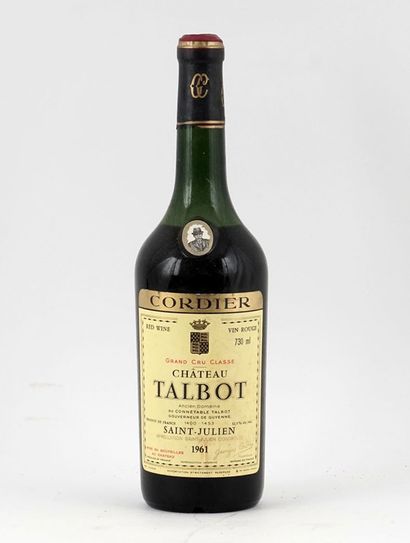 null Château Talbot 1961
Saint-Julien Appellation Contrôlée
Niveau bas
1 bouteil...